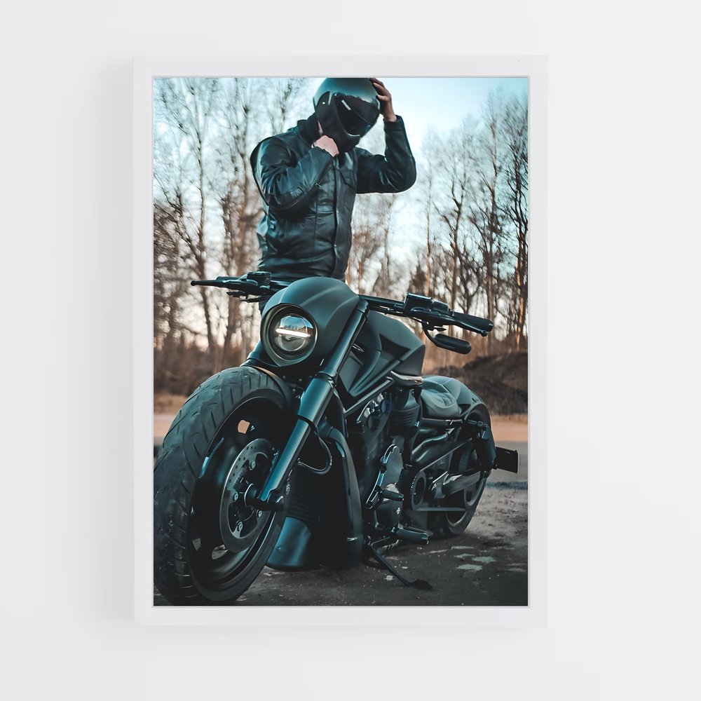 Poster magnifique Night rod – affiche Harley-Davidson (vue 3)